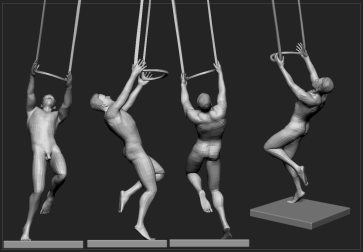 Dynamic pose practice — figure reference