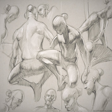 Contemplation on the Chinese Pole — figure reference