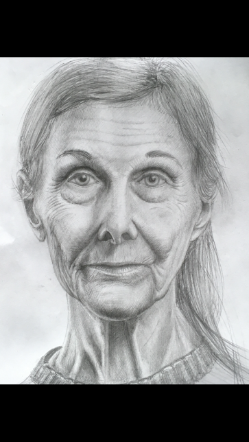 Old lady portrait — figure reference