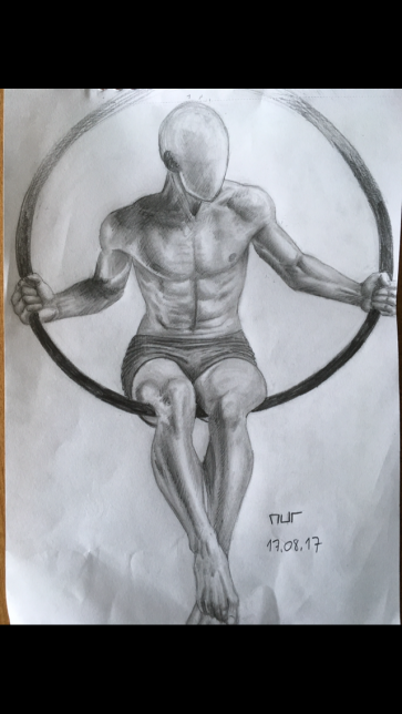 Male hoop — figure reference