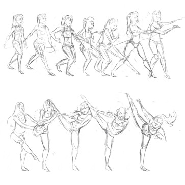 VICTORIA LOPEZ - GESTURE DRAWING 1 — figure reference