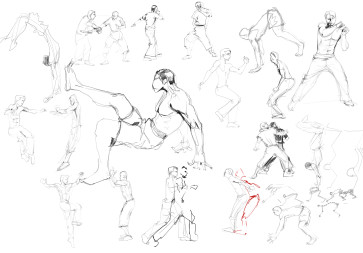 fast sketches — figure reference