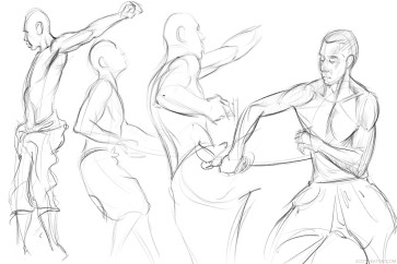 morning drawings — figure reference