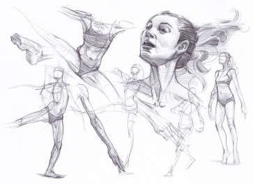 Ballet studies — figure reference