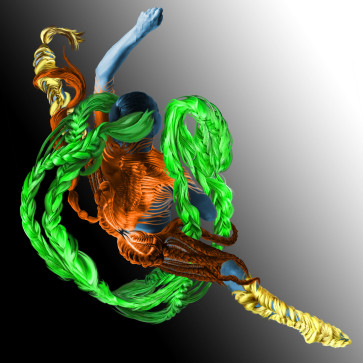 Hair covered body — figure reference
