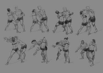 Motion studies — figure reference
