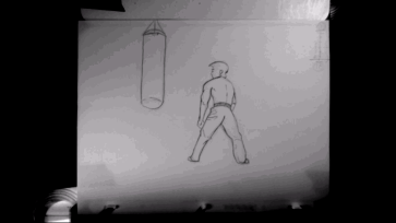 Traditional motion study — figure reference