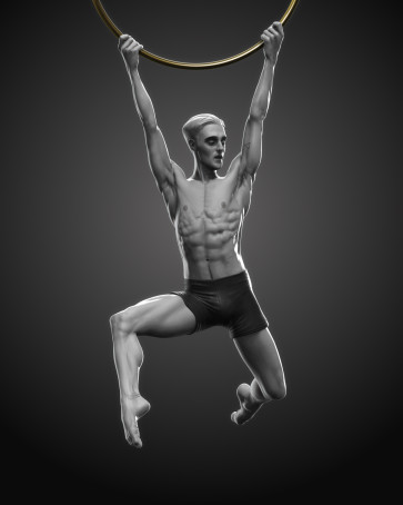 Male Hoop 8 — figure reference