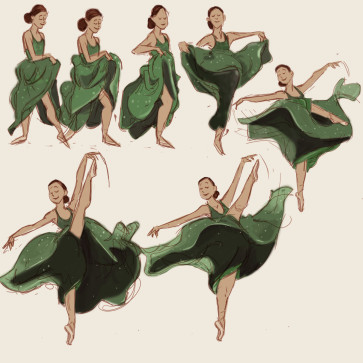 VICTORIA LOPEZ - DRAWING — figure reference