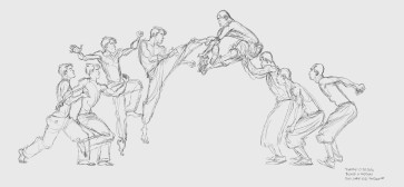 Duo Jumpkick — figure reference