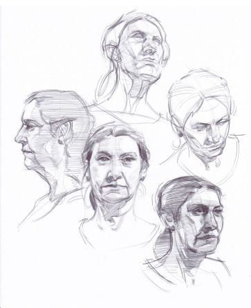 Head studies — figure reference