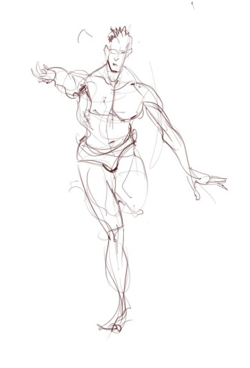 morning sketch — figure reference