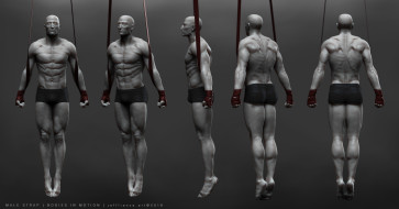 Male on Strap — figure reference