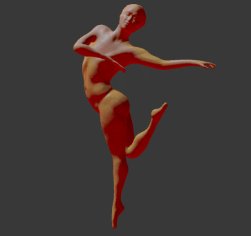 Wing 48 sculpt sketch — figure reference