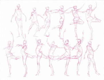 Ballet gestures — figure reference