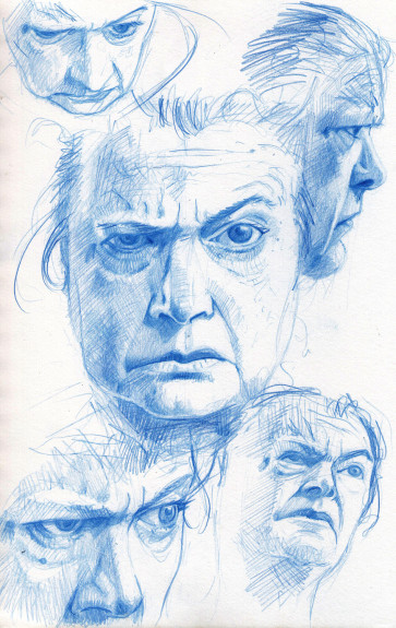 Blue Face — figure reference