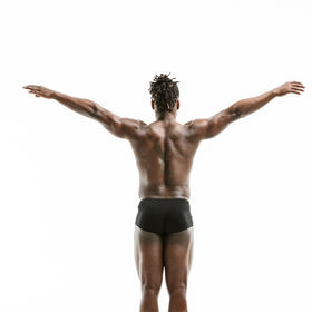 Shoulder raise back — figure reference