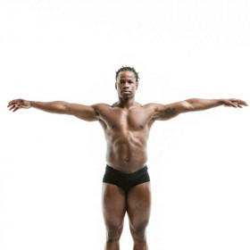 Shoulder raise front — figure reference