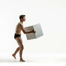 Small box lift carry — figure reference
