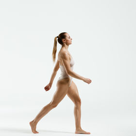Walking straight 05 — figure reference