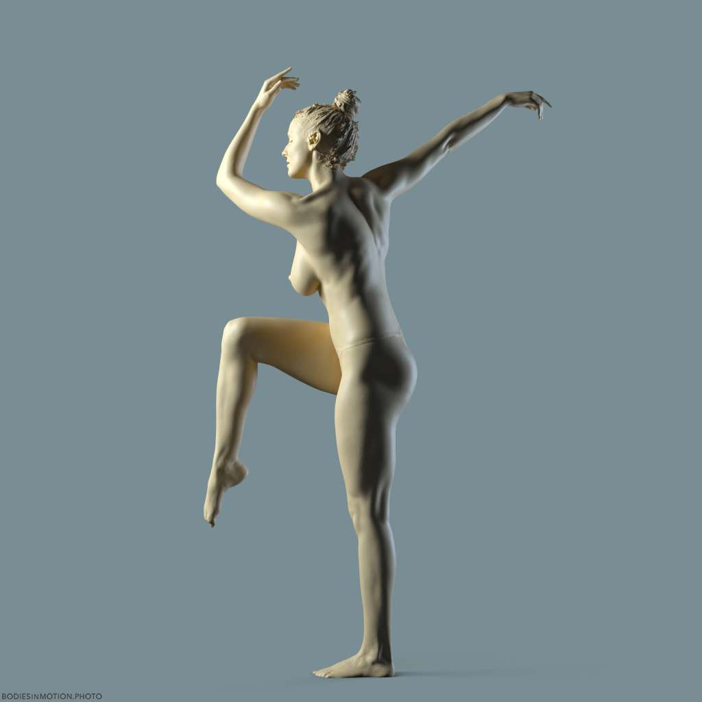 BaseFemale pose 2 rim — figure reference
