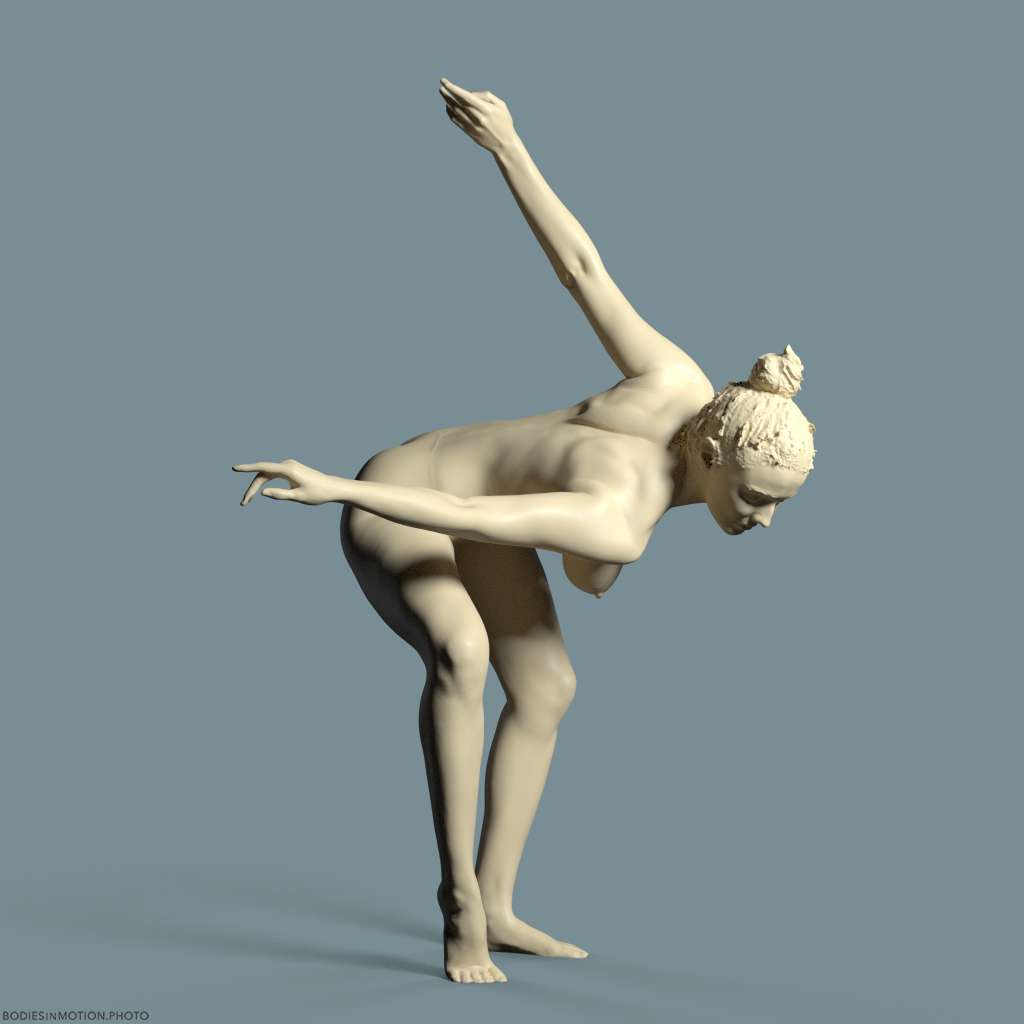 BaseFemale pose 4 keyLightBlue — figure reference
