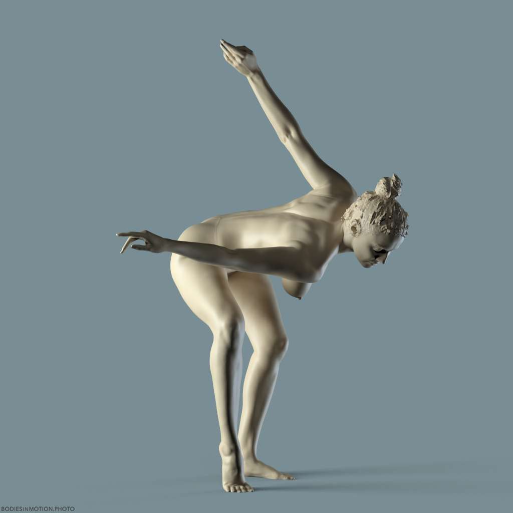 BaseFemale pose 4 rim — figure reference