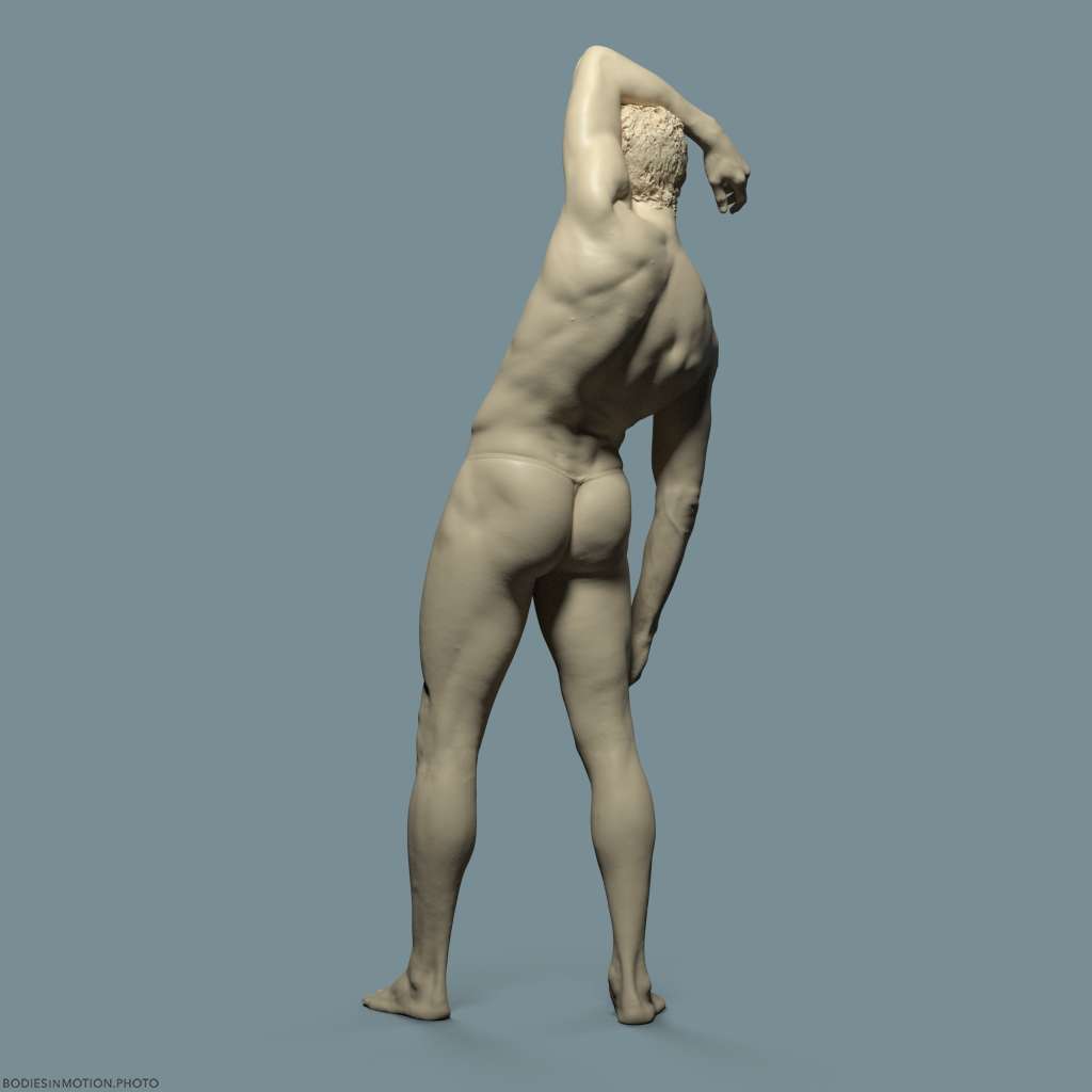 BaseMale pose 1 keyLightBlue — figure reference
