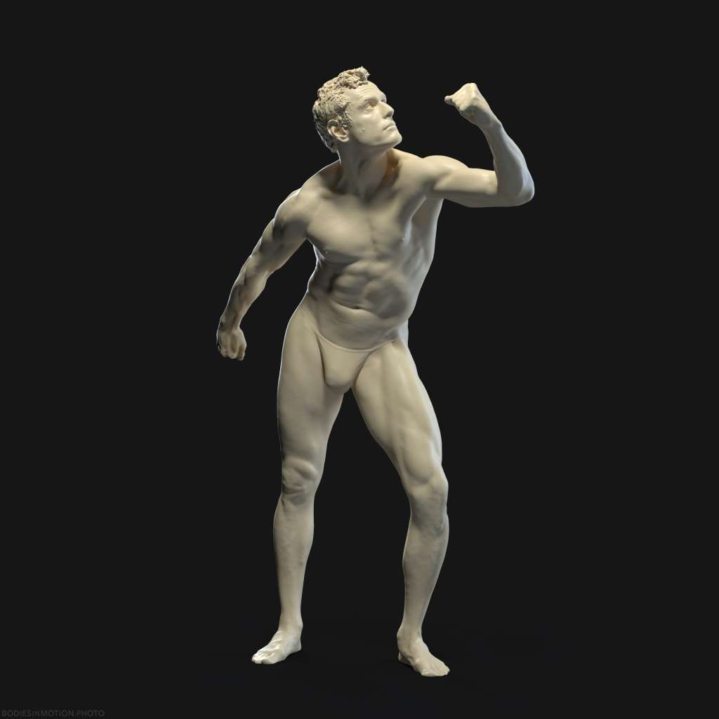 BaseMale pose 2 threePoint — figure reference