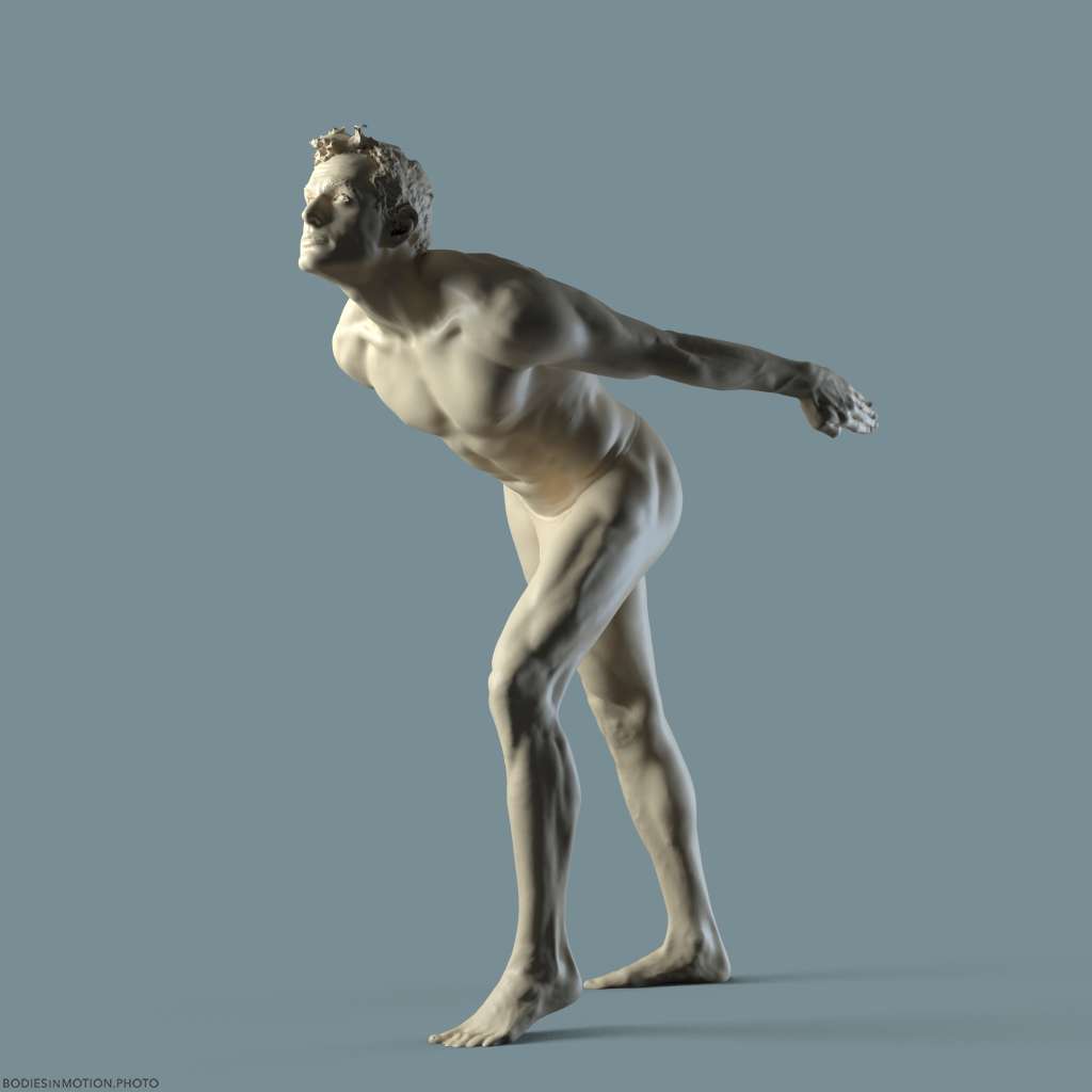 BaseMale pose 3 rim — figure reference