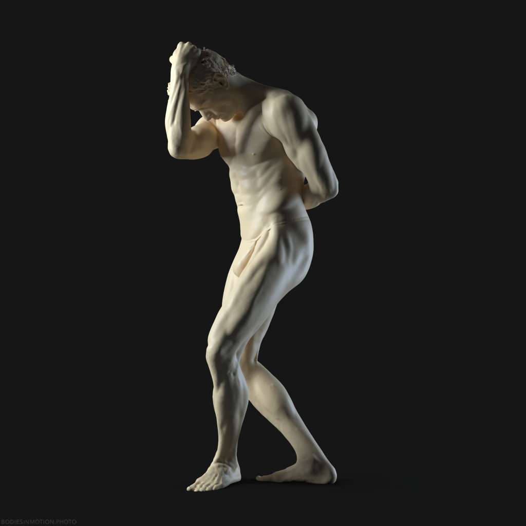 BaseMale pose 4 rim — figure reference