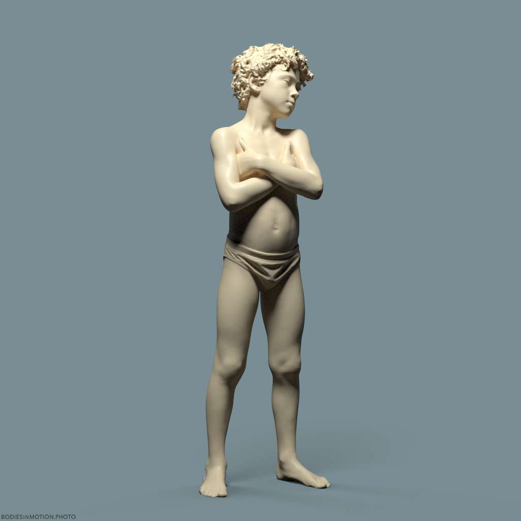 Child pose 3 keyLightBlue — figure reference