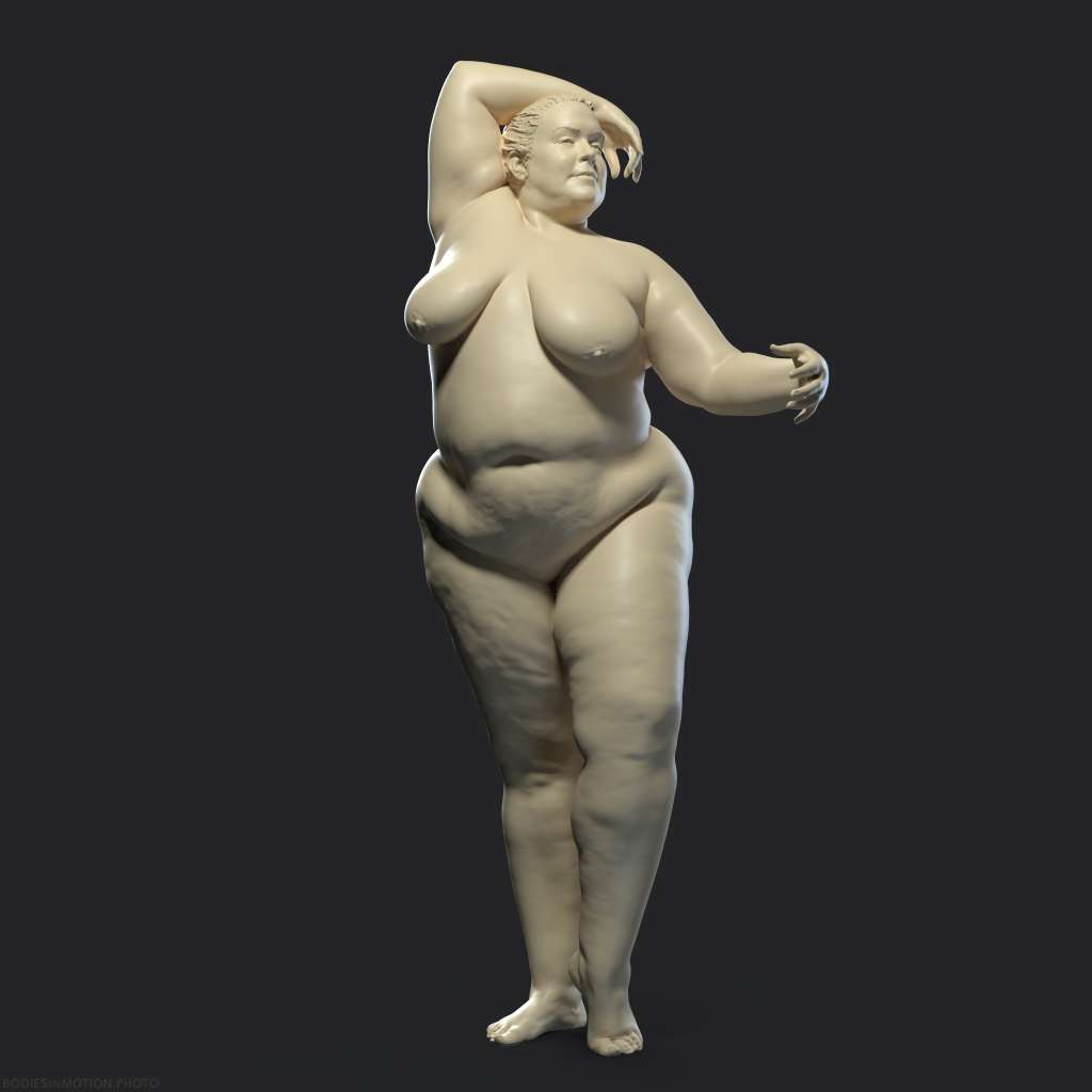 LargeFemale pose 1 threePoint — figure reference
