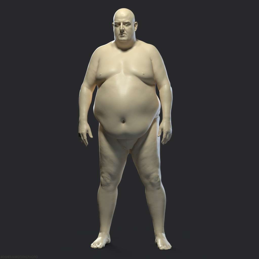 Large Male neutral threePoint — figure reference