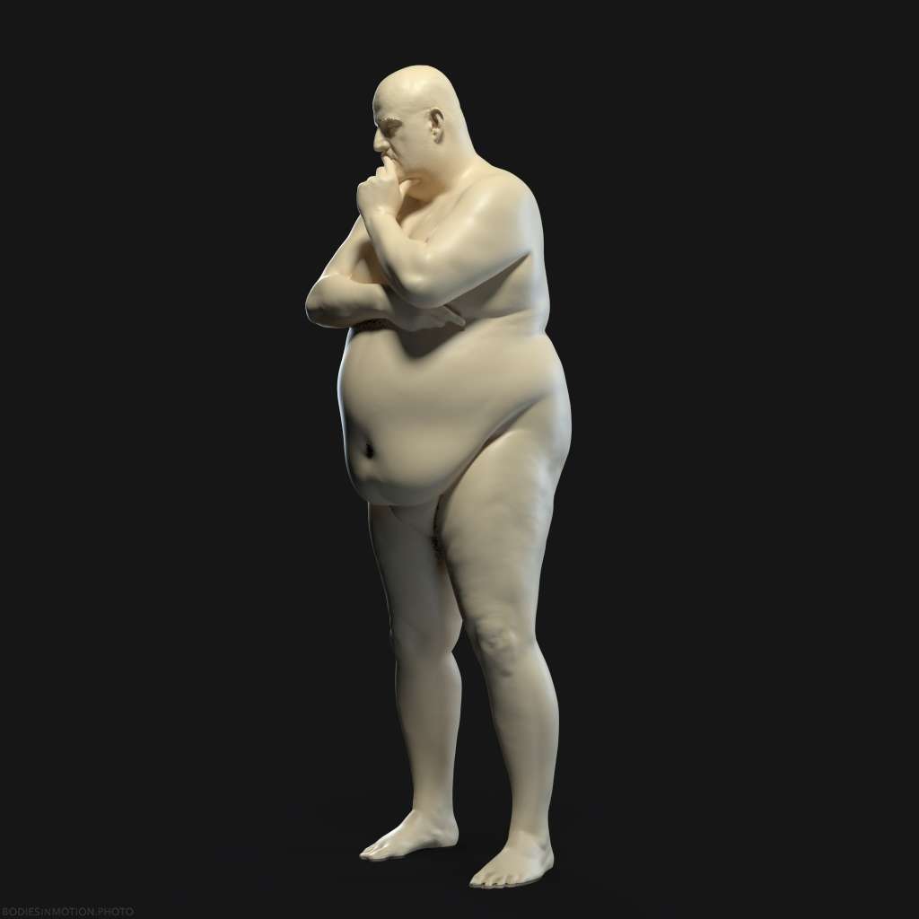 LargeMale pose 3 threePoint — figure reference