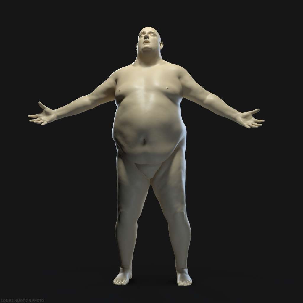 LargeMale pose 4 threePoint — figure reference