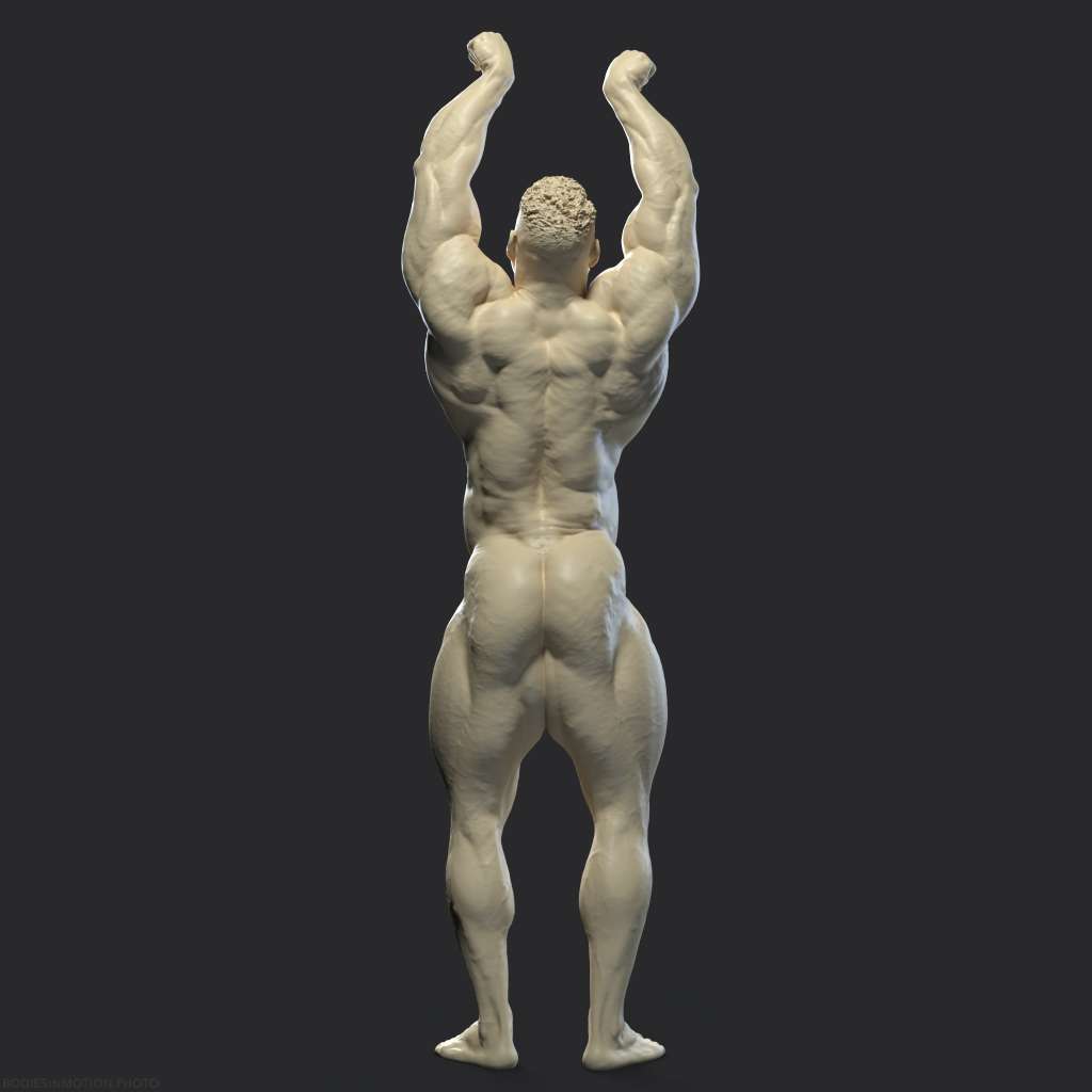 MuscularMale pose 2 threePoint — figure reference