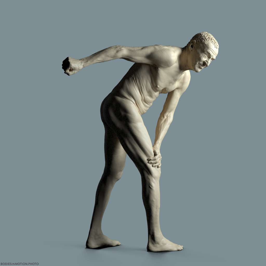 OldMale pose 2 keyLightBlue — figure reference