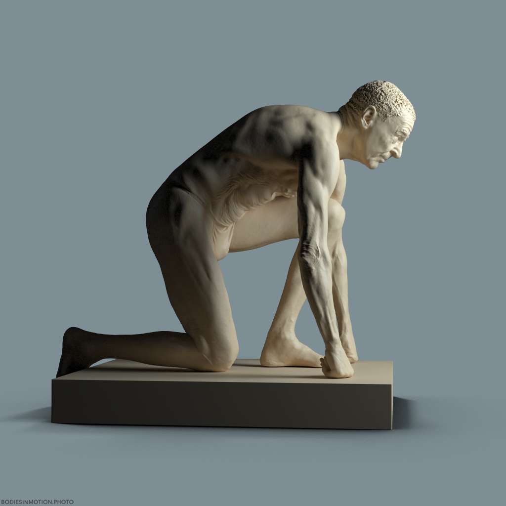 OldMale pose 4 keyLightBlue — figure reference