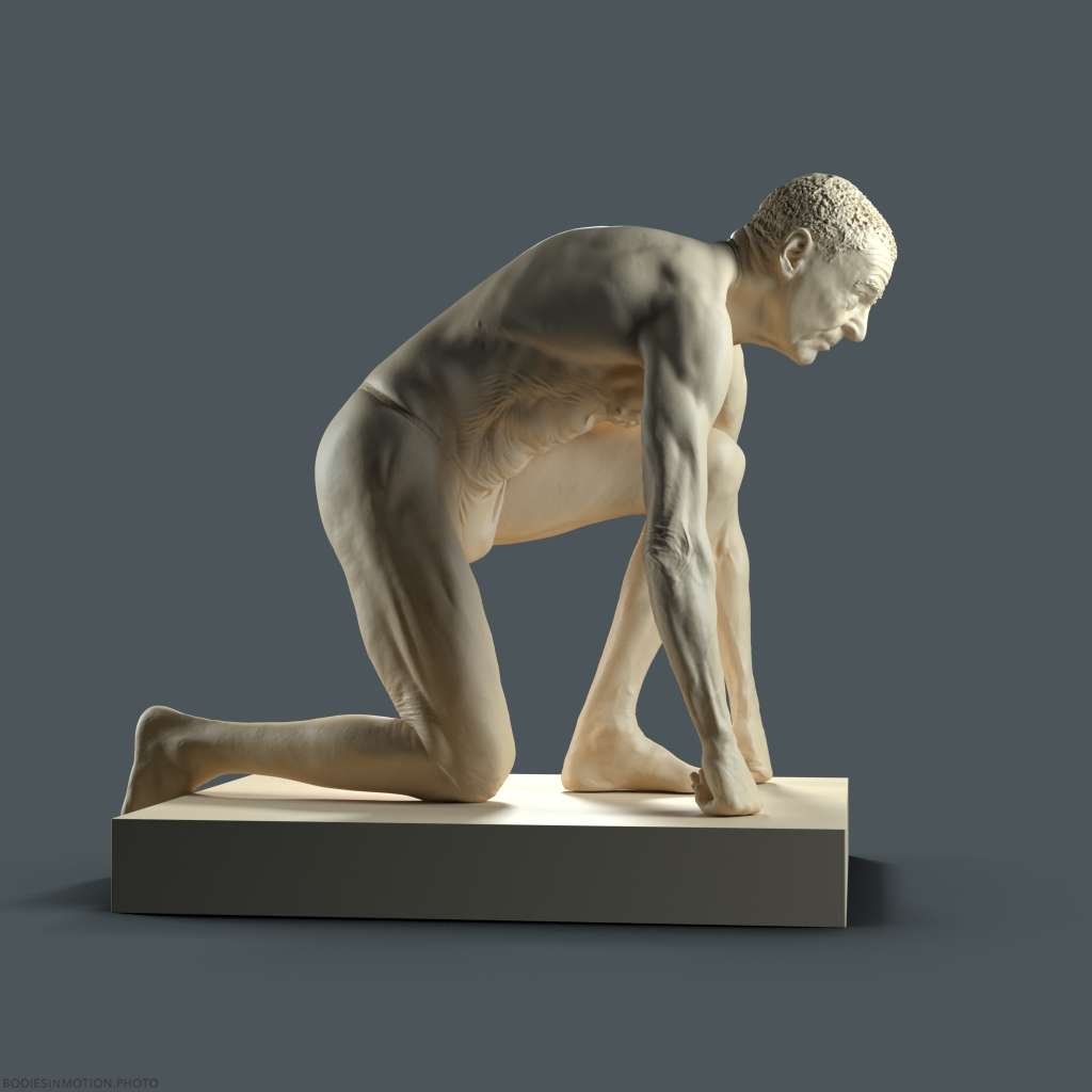 OldMale pose 4 threePoint — figure reference