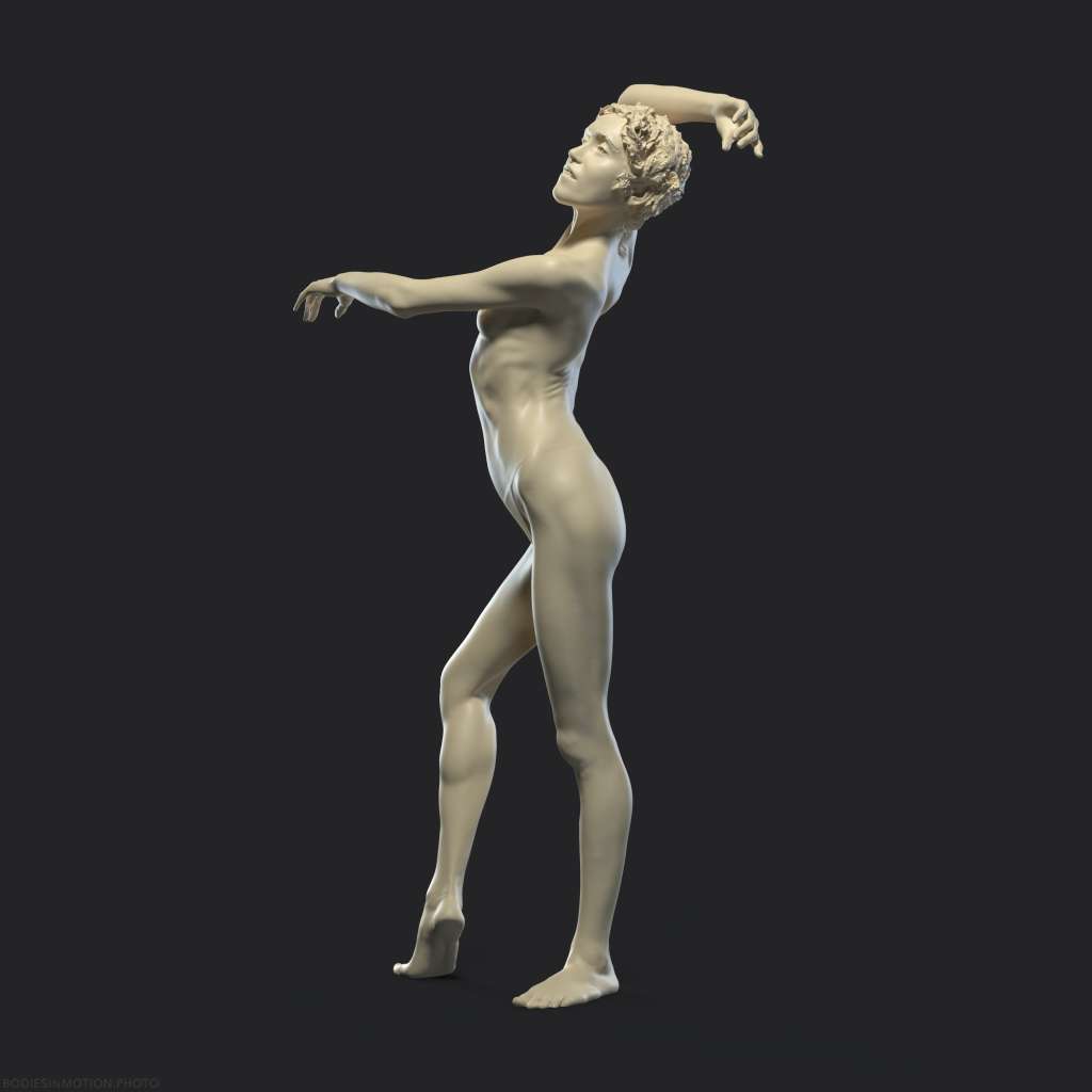 SkinnyFemale pose 1 threePoint — figure reference