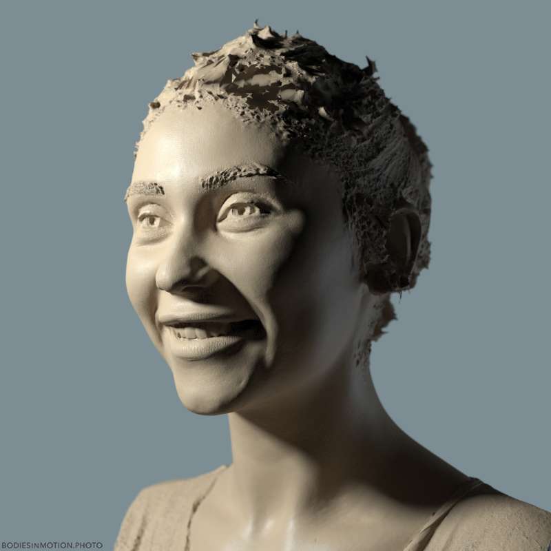 Audrey bigSmile lightDome ThreeQuarters — figure reference