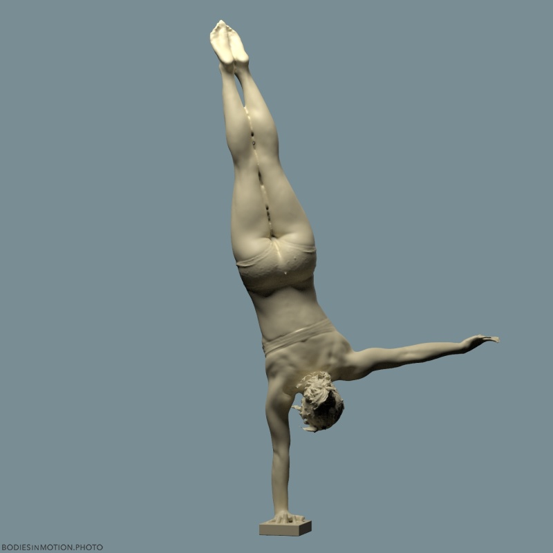 Female Handbalance Contortion 17 keyLightBlue — figure reference