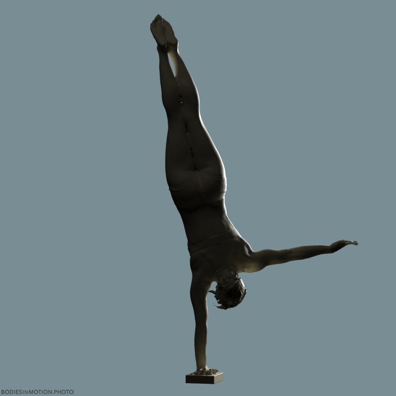 Female Handbalance Contortion 17 rimMidBlue — figure reference