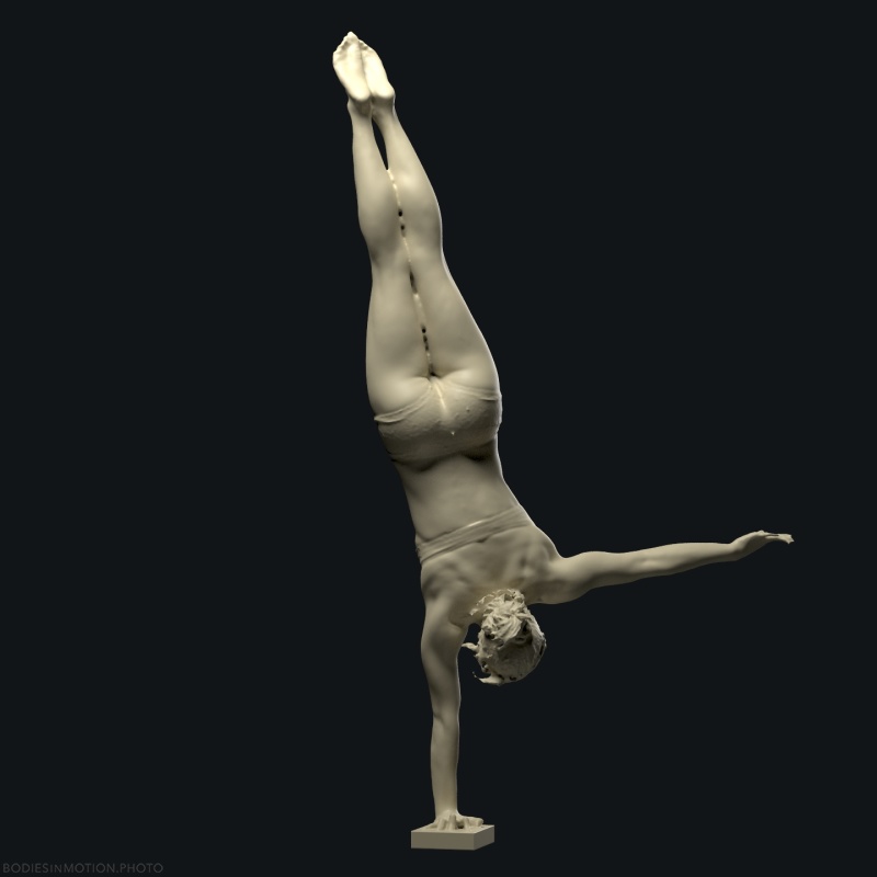 Female Handbalance Contortion 17 threePointDark — figure reference