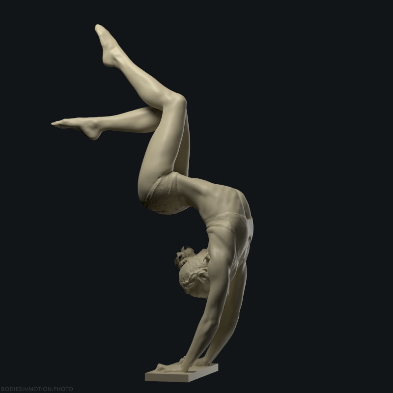 Female Handbalance Contortion 19 threePointDark — figure reference