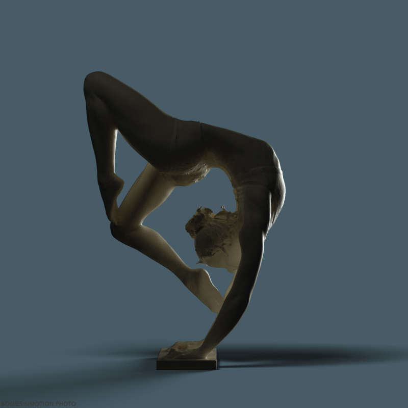 Female Handbalance Contortion 35 rimMidBlue — figure reference