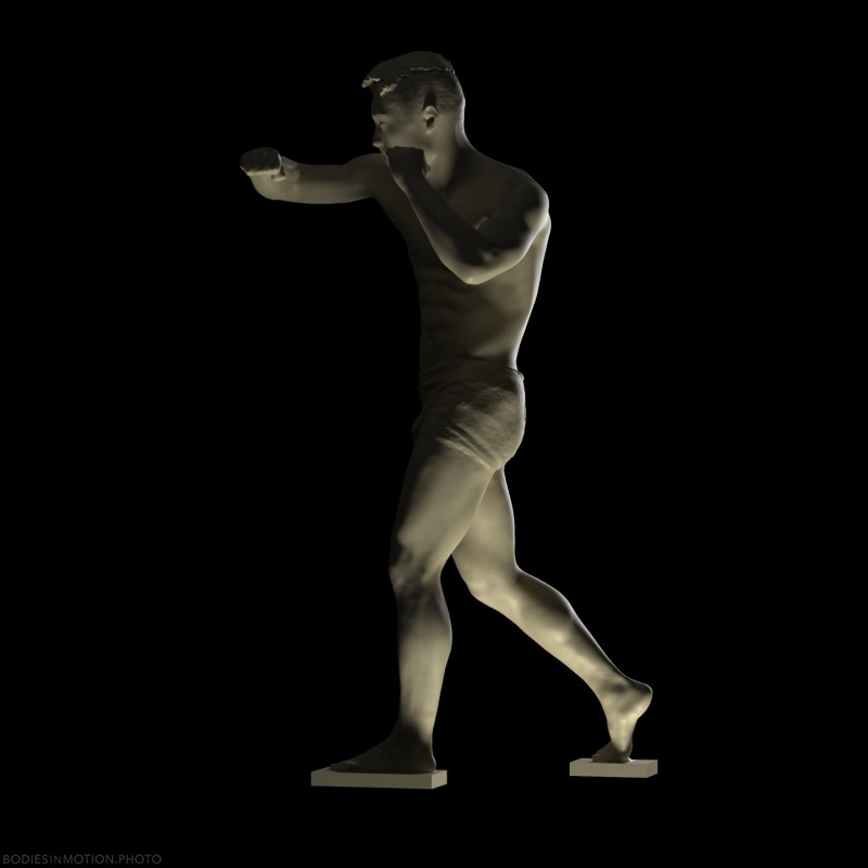 Kickboxing 30 bottomlitBlack — figure reference