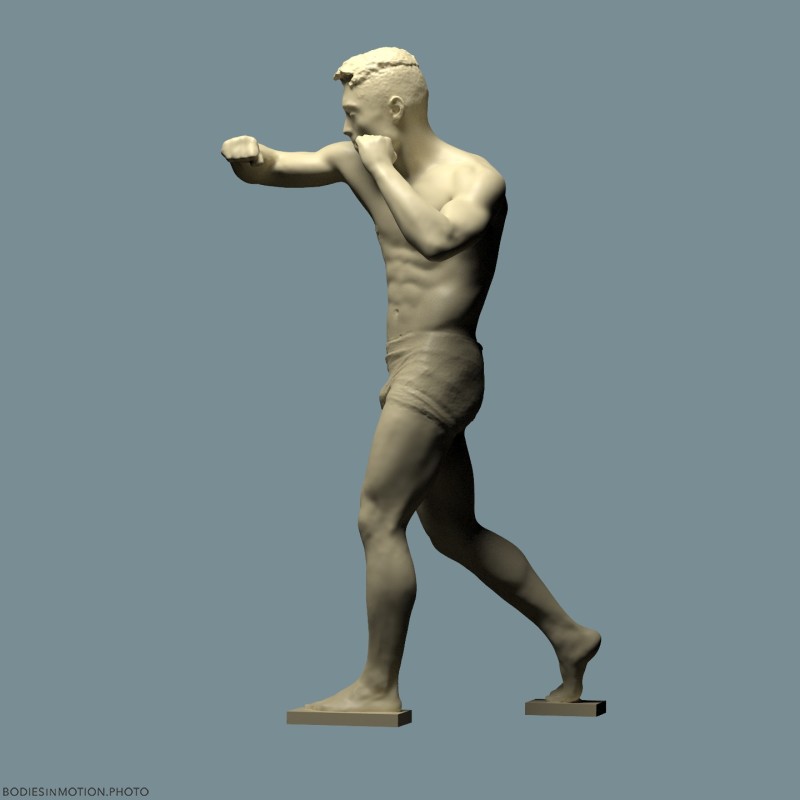 Kickboxing 30 keyLightBlue — figure reference