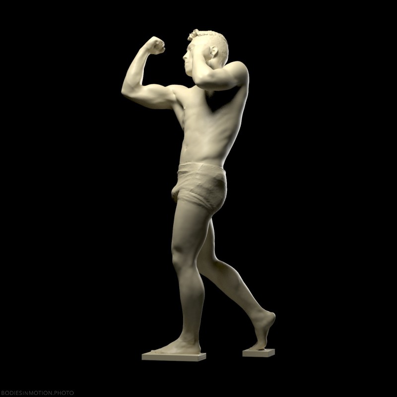 Kickboxing 32b threePointDark — figure reference